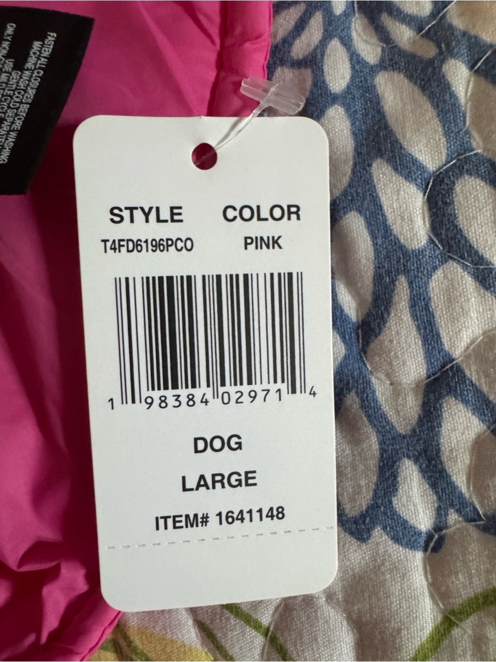 New large dog jacket
Pink / purple - Picture 5 of 5